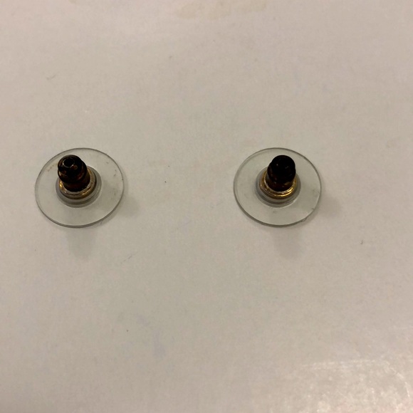 Earrings (2) Black Clover hanging studs with plastic & Metal backings Very good - Picture 7 of 7